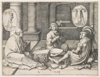 Joseph tolker drømmene i fængslet, 1512